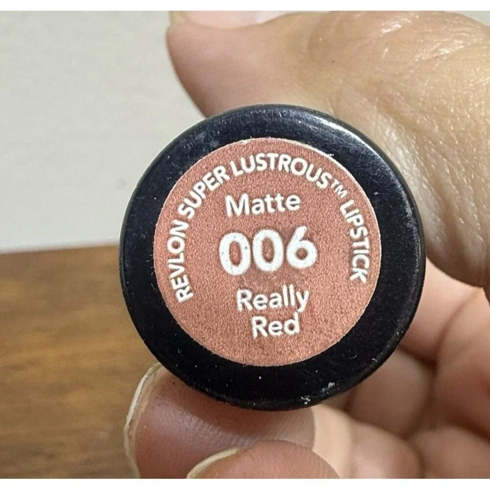 Revlon Super Lustrous Lipstick 006 Ruby Red Full NEW! Sealed